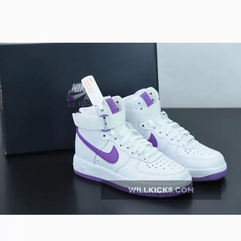 Nike Air Force 1 High 'White Dark Orchid' 334031-112 Restock