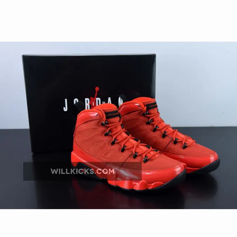 Air Jordan 9 Chile Red/Black CT8019-600 #all red 9