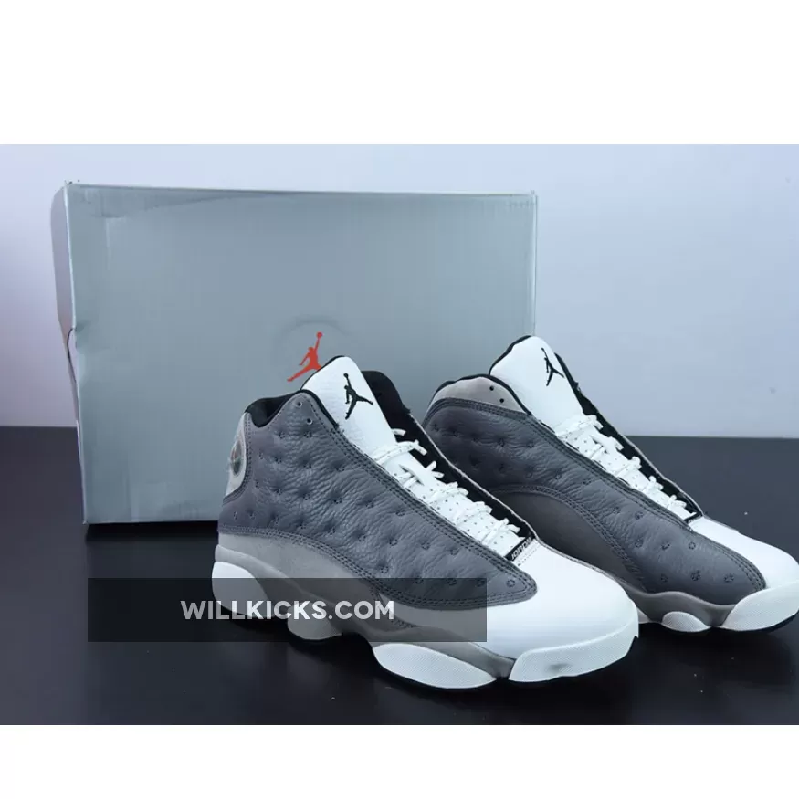 Air Jordan 13 Atmosphere Grey/White-University Red-Black 414571-016 #air jordan 1 atmosphere grey