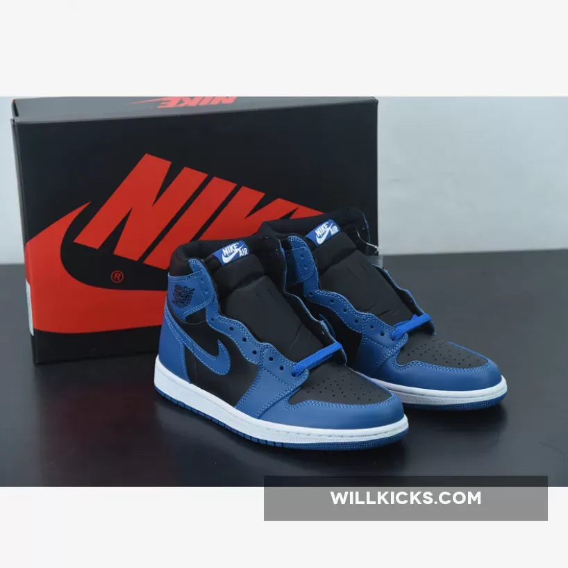 Air Jordan 1 Dark Marina Blue/Black/White 555088-404 / jordan 1 marina blue release date
