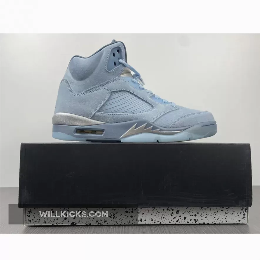 Air Jordan 5 'Bluebird' Photo Blue/Grey-Metallic Silver-White DD9336-400, retro jordan 5 bluebird