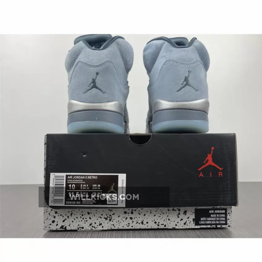 Air Jordan 5 'Bluebird' Photo Blue/Grey-Metallic Silver-White DD9336-400, retro jordan 5 bluebird
