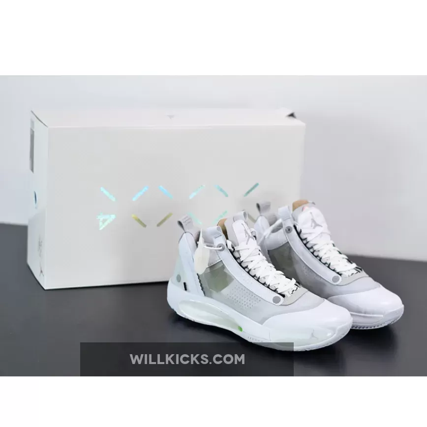 Air Jordan 34 Low 'Pure Money' White/Metallic Silver-Pure Platinum CU3473-100 To Buy