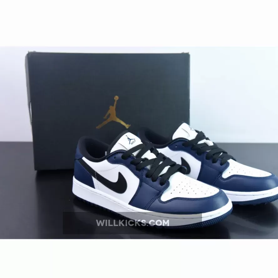 Air Jordan 1 Low Golf White/Midnight Navy/Black DD9315-104 New Releases