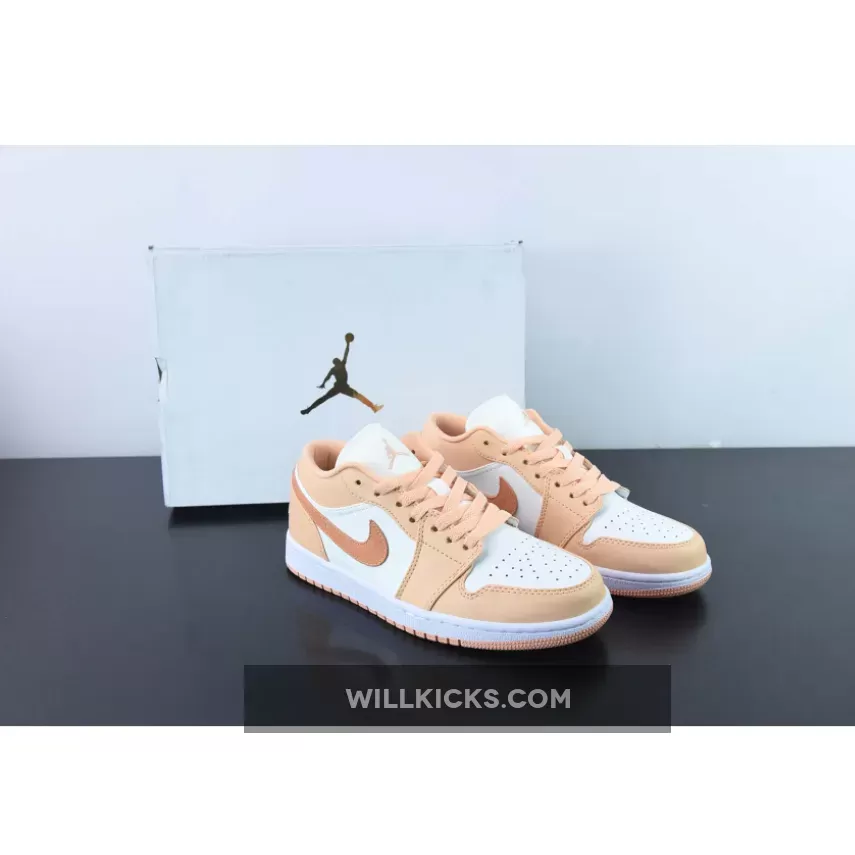Air Jordan 1 Low Sunset Haze/Bright Citrus-White DC0774-801 #citrus jordan 1