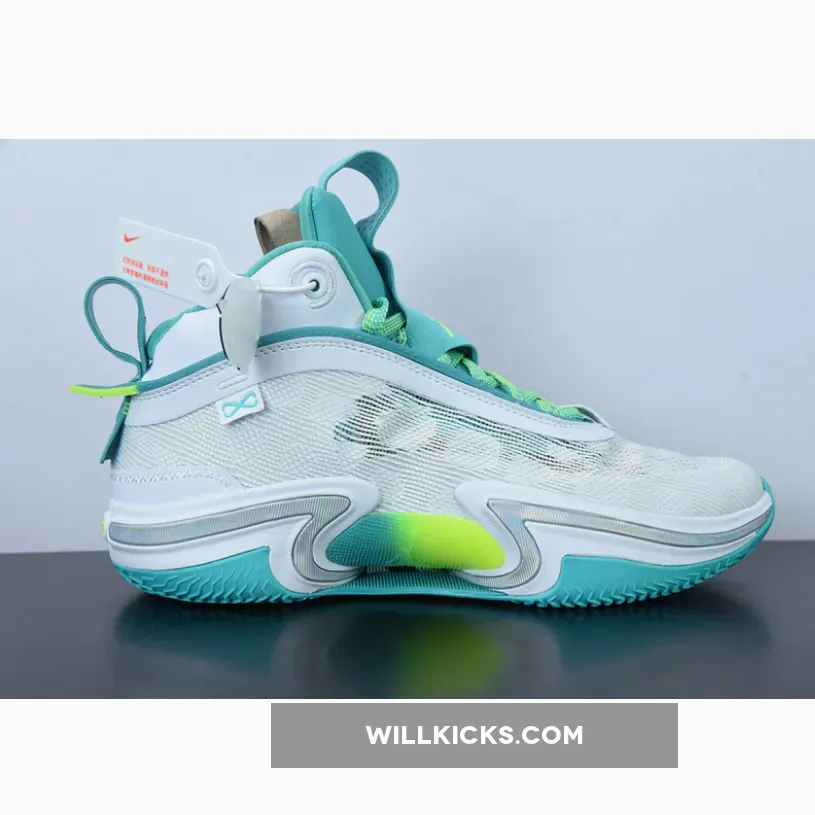 Air Jordan 36 Guo Ailun White/Teal DM0796-107 - 107 36