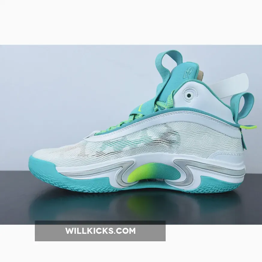 Air Jordan 36 Guo Ailun White/Teal DM0796-107 - 107 36