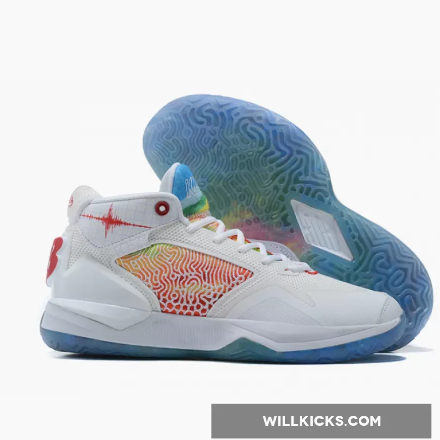 New Balance KAWHI 'Seismic Moment' White/Team Red/Ice Blue, new balance kawhi seismic