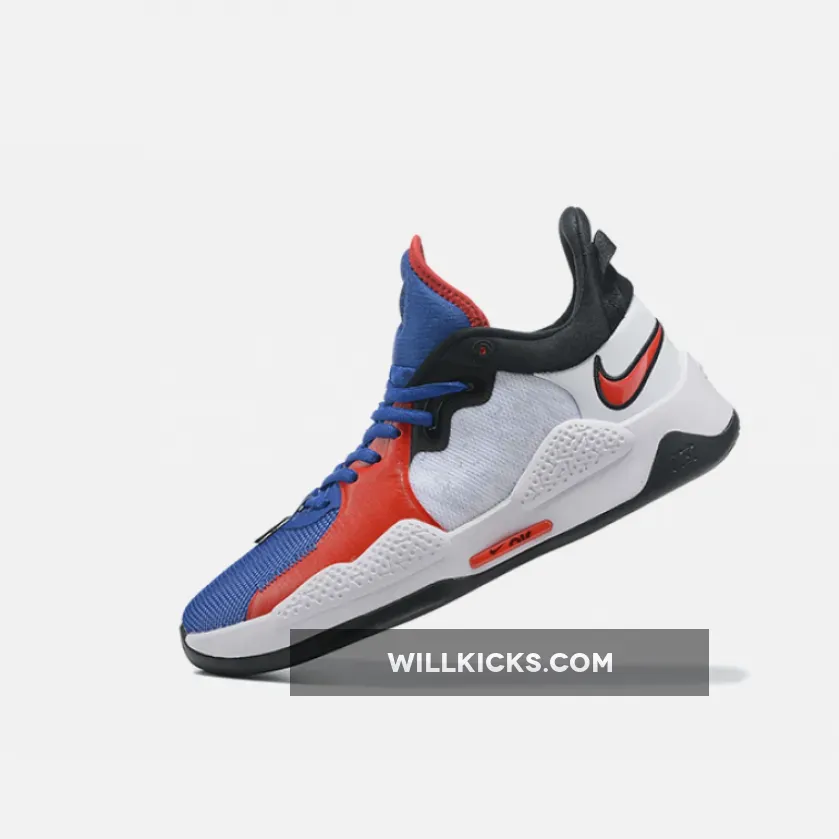 Nike PG 5 Clippers White/Crimson Tint-Black-Laser Crimson CW3143-101