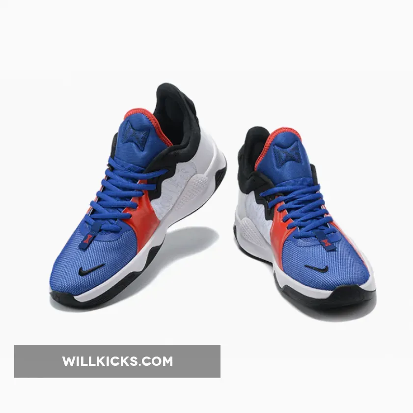 Nike PG 5 Clippers White/Crimson Tint-Black-Laser Crimson CW3143-101