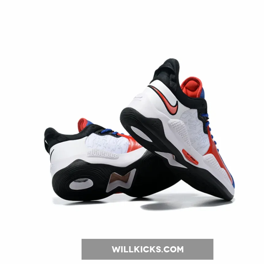 Nike PG 5 Clippers White/Crimson Tint-Black-Laser Crimson CW3143-101