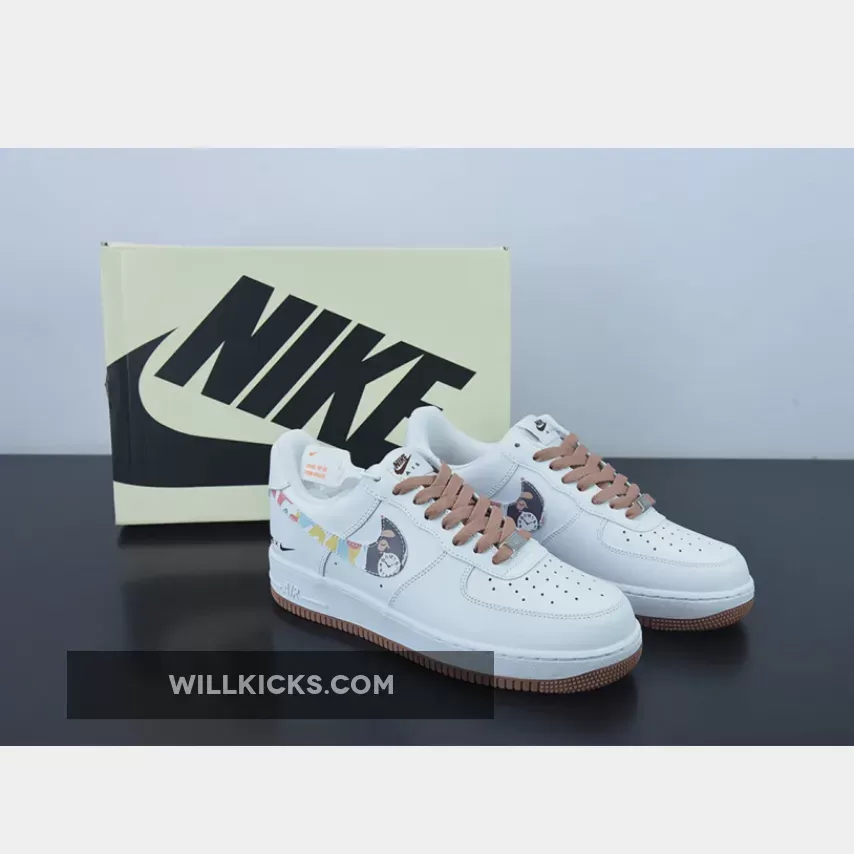 Restock Nike Air Force 1 Low White Brown 1675864388