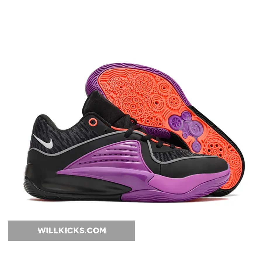 Nike KD 16 'Pathway Royalties' Black/Silver-Purple Kd 16s