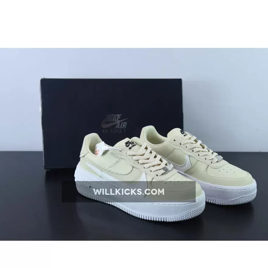Nike Air Force 1 PLT.AF.ORM Fossil DJ9946-200 / nike air force 1 plt.af.orm fossil