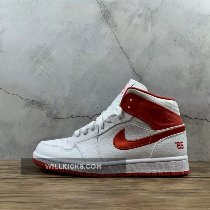 Air Jordan 1 Mid ''85' White Red Blue DH0200-100 / air jordan 1 mid 85