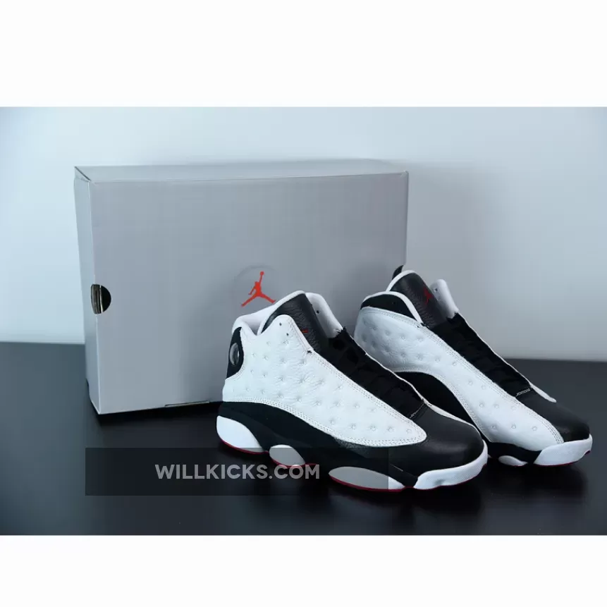 Air Jordan 13 'He Got Game' White/Black-True Red 414571-104 Online Sale