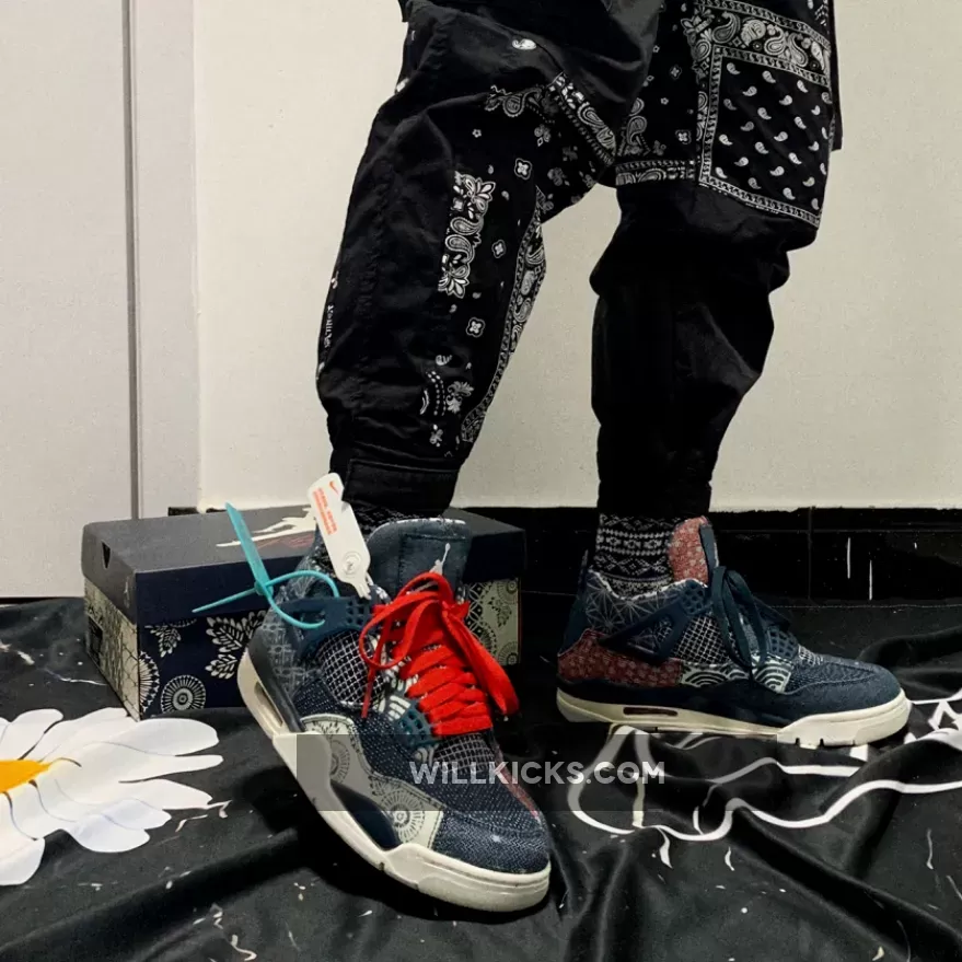 Air Jordan 4 SE Deep Ocean/Sail-Cement Grey-Fire Red / red cement 4