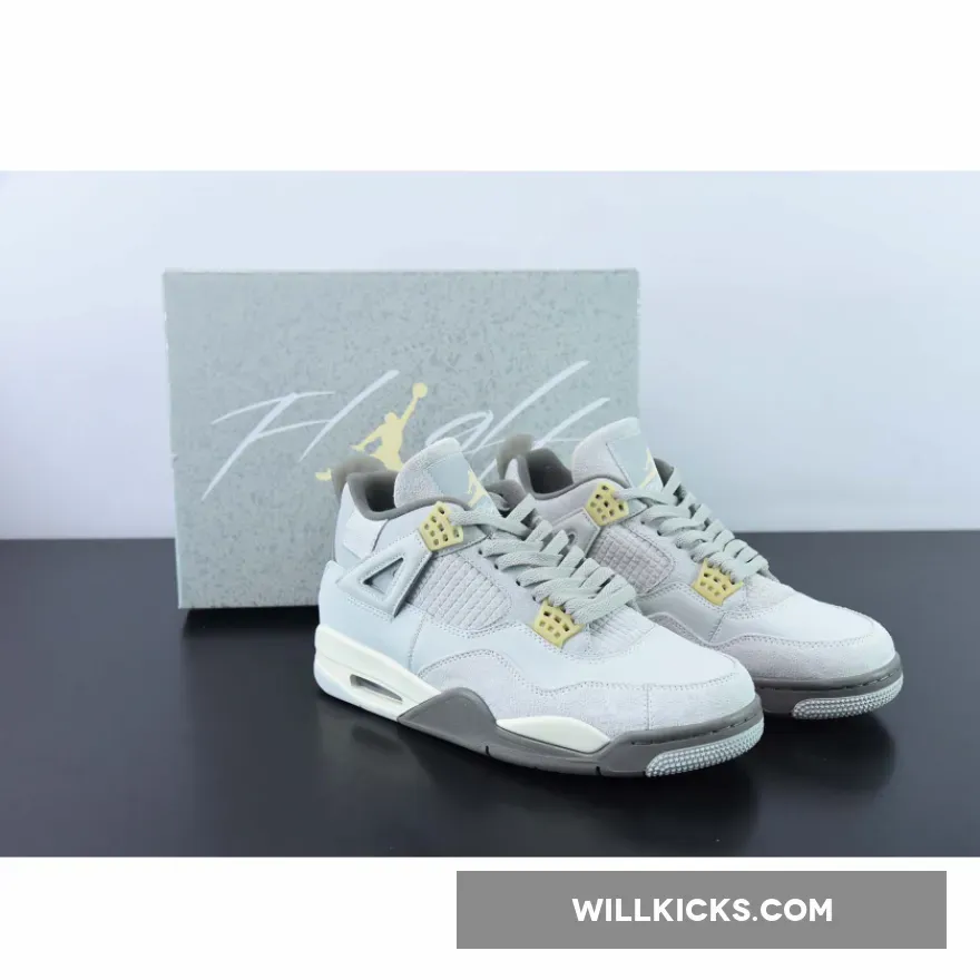Air Jordan 4 SE Craft Photon Dust/Pale Vanilla DV3742-021 / white grey jordan 4