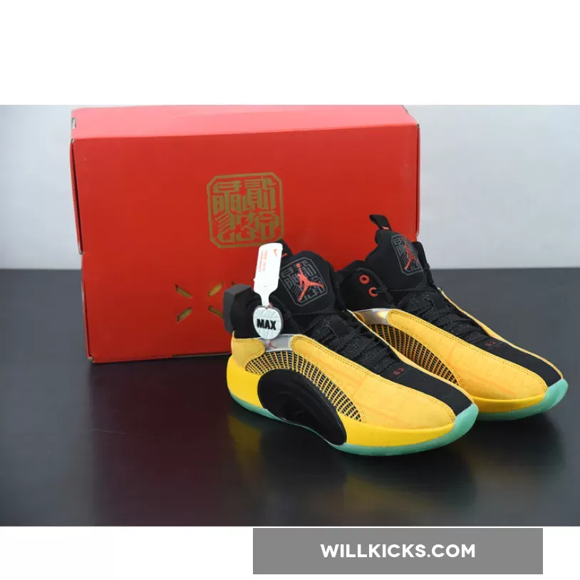 Air Jordan 35 'Dynasties' Golden Yellow Black DD3044-700, jordan 700