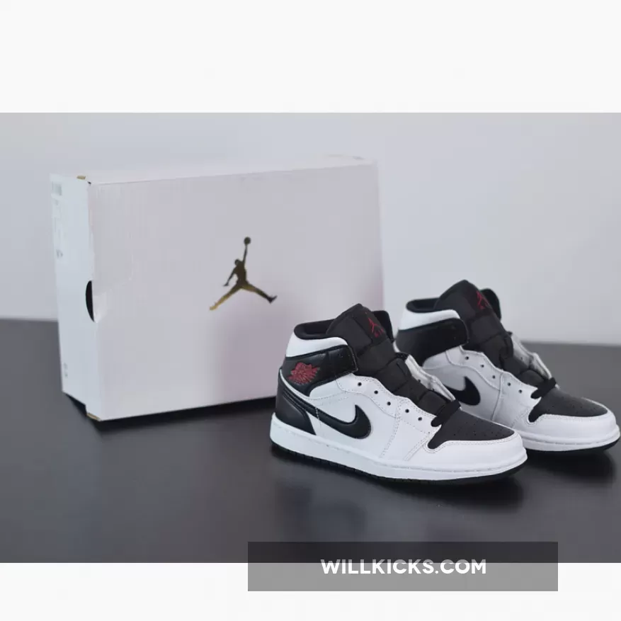 Air Jordan 1 Mid 'Reverse Black Toe' BQ6472-101 #air jordan 1 mid chicago bulls