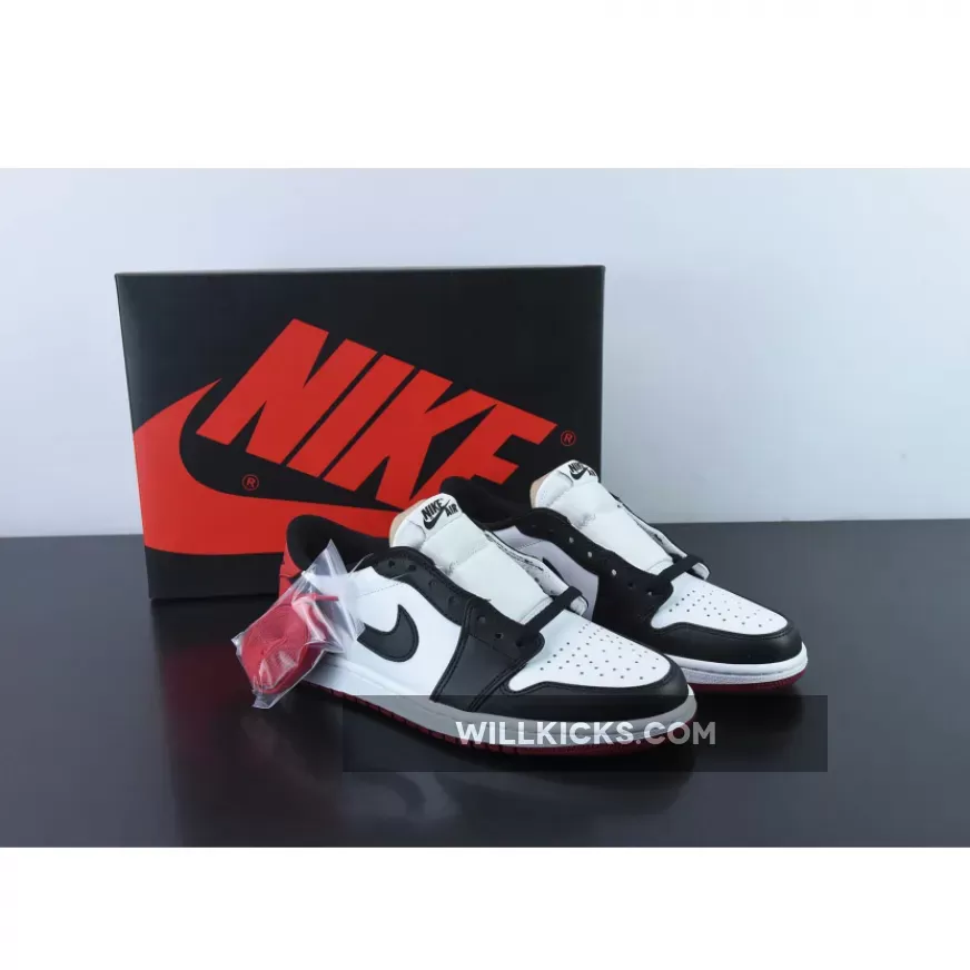 Air Jordan 1 Low OG 'Black Toe' CZ0790-106 #jordan 1 low og black toe