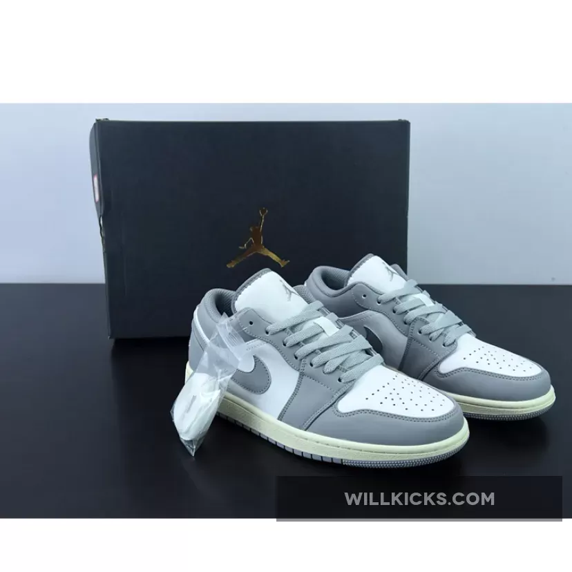 Air Jordan 1 Low 'Vintage Grey' 553558-053 - vintage grey jordan 1 low