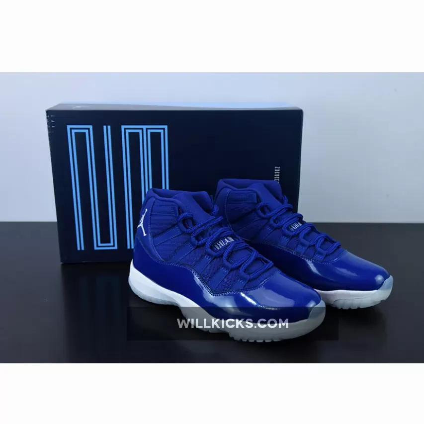 Air Jordan 11 'Kentucky' Midnight Navy/White - blue 11s coming out
