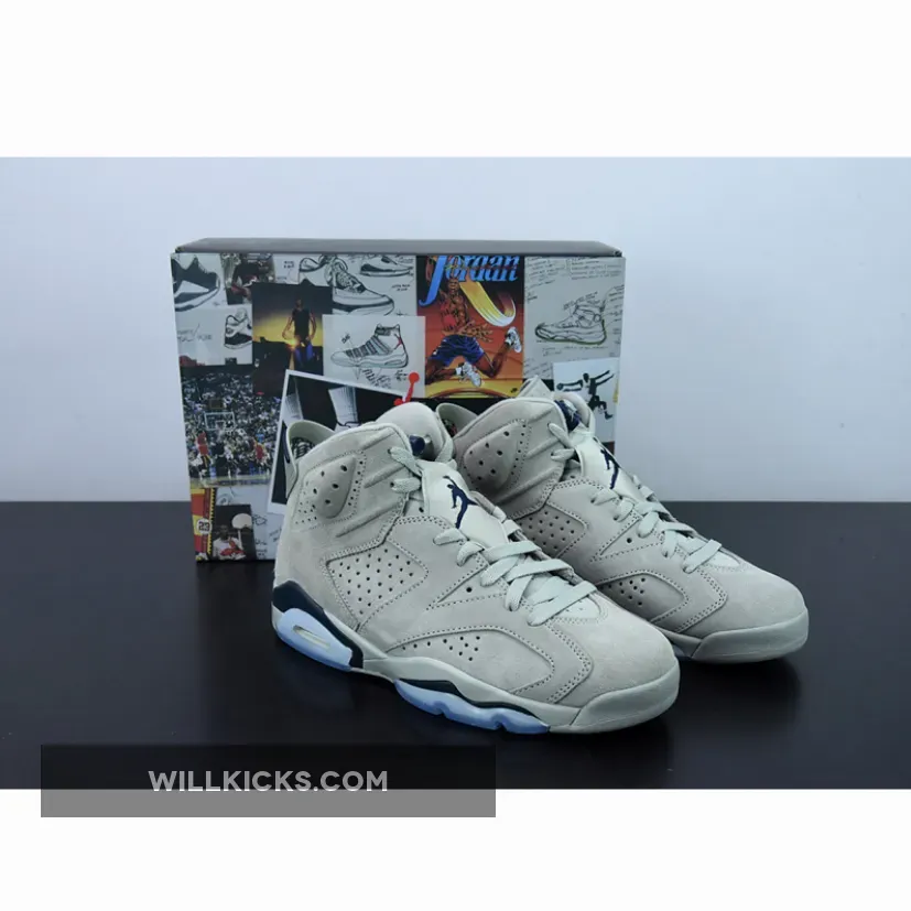 Air Jordan 6 'Georgetown' Magnet/College Navy CT8529-012 / magnet and college navy