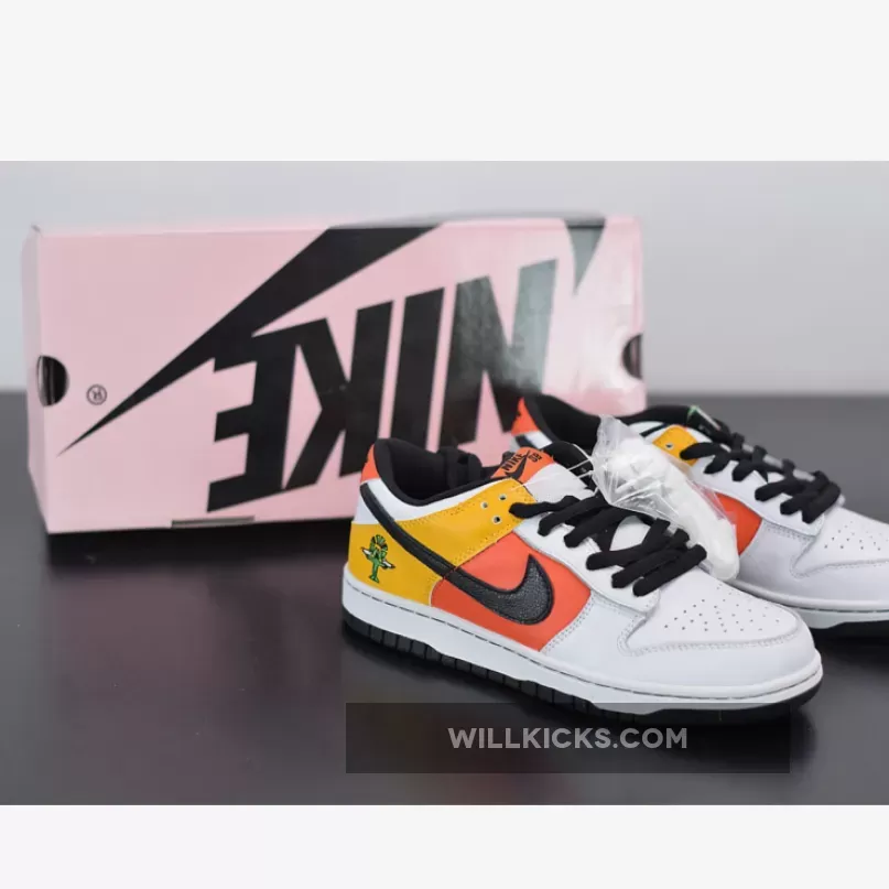 Nike SB Dunk Low 'Raygun Home' Orange Flash//White/Black 304292-802 Discount