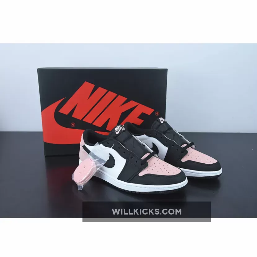 Air Jordan 1 Low OG Black/Bleached Coral-White-Grey Fog CZ0790-061, jordan 1 bleached coral low