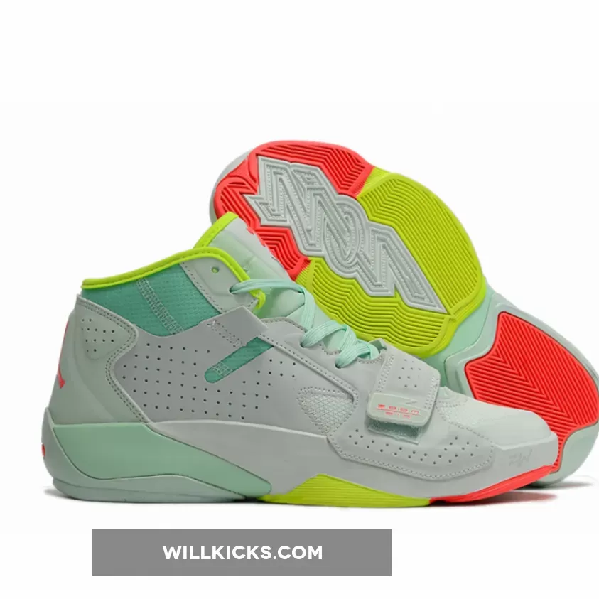 Jordan Zion 2 Barely Green/Flash Crimson-Volt-Mint Foam DO9161-367 Outlet