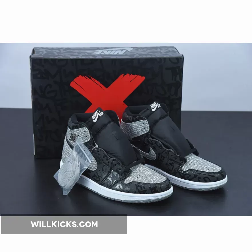 Air Jordan 1 High OG 'Rebellionaire' Black/White-Particle Grey 555088-036 / rebellionaire aj1