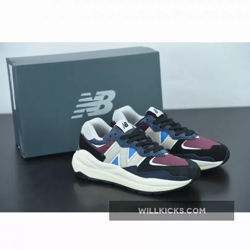 New Balance 5740 Navy Burgundy Multi #new balance burgundy