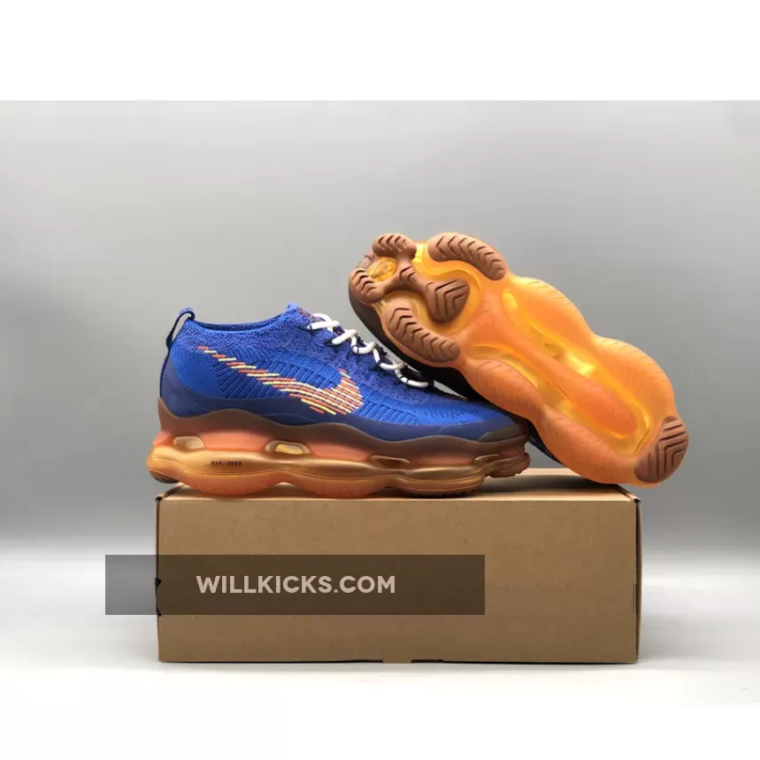 Nike Air Max Scorpion 'M. Frank Rudy' Racer Blue/Safety Orange DX4768-400 - m frank rudy