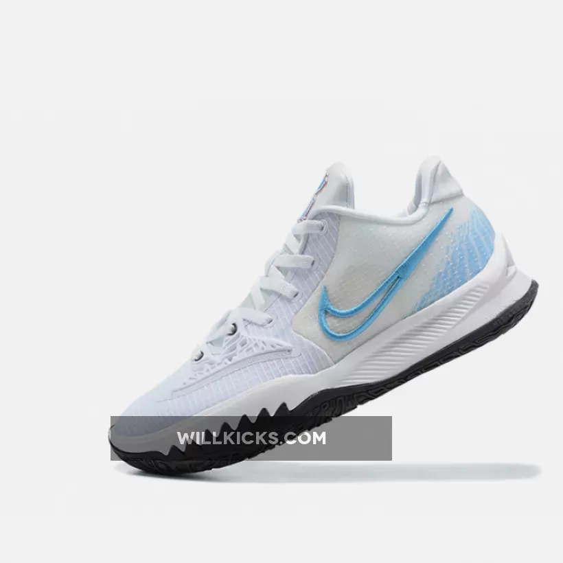 Nike Kyrie Low 4 White/Laser Blue-Dark Raisin / Kyrie 4 Black Laser Fuchsia