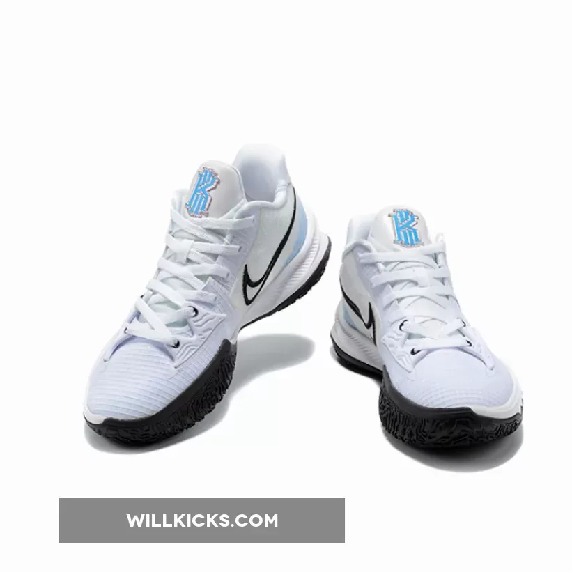 Nike Kyrie Low 4 White/Laser Blue-Dark Raisin / Kyrie 4 Black Laser Fuchsia