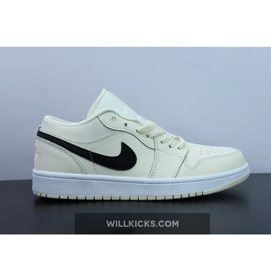 Air Jordan 1 Low Coconut Milk/Black-White DC0774-121 / air jordan 1 coconut milk low