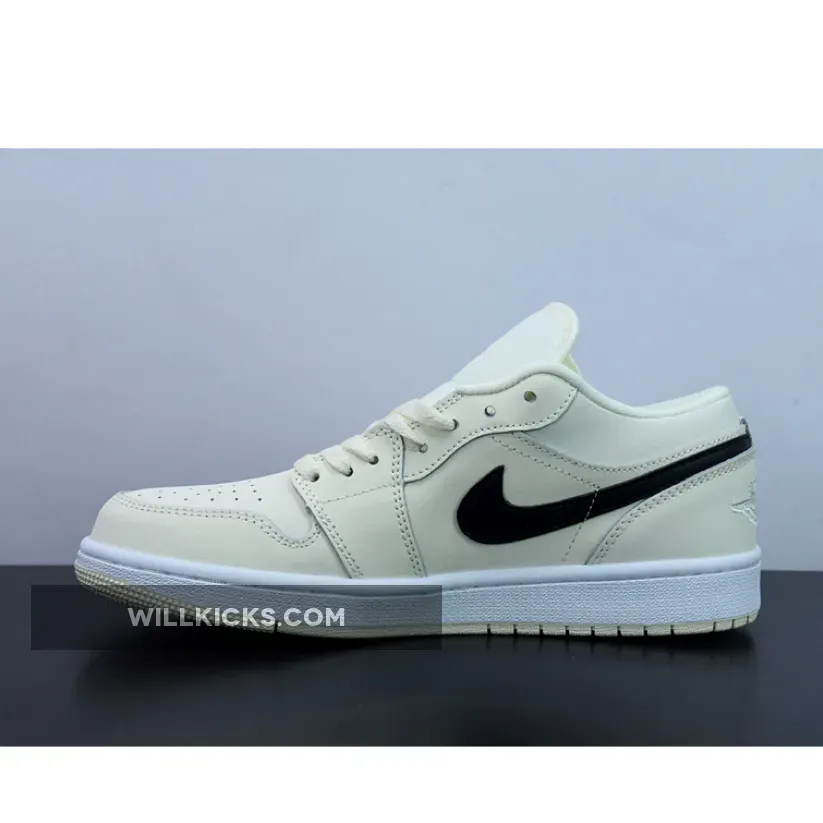 Air Jordan 1 Low Coconut Milk/Black-White DC0774-121 / air jordan 1 coconut milk low