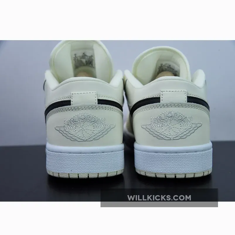 Air Jordan 1 Low Coconut Milk/Black-White DC0774-121 / air jordan 1 coconut milk low