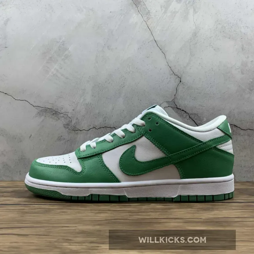 Nike Dunk Low White/Green Glow Black Green Glow Dunks CU1726-188
