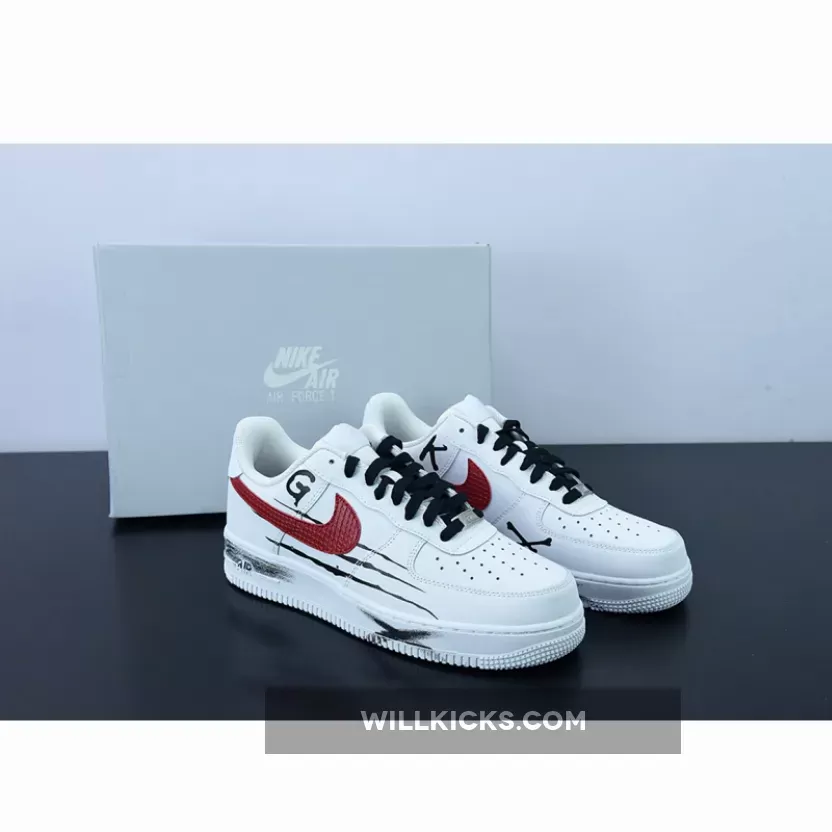 Nike Air Force 1 Low White Red Black 1675864386