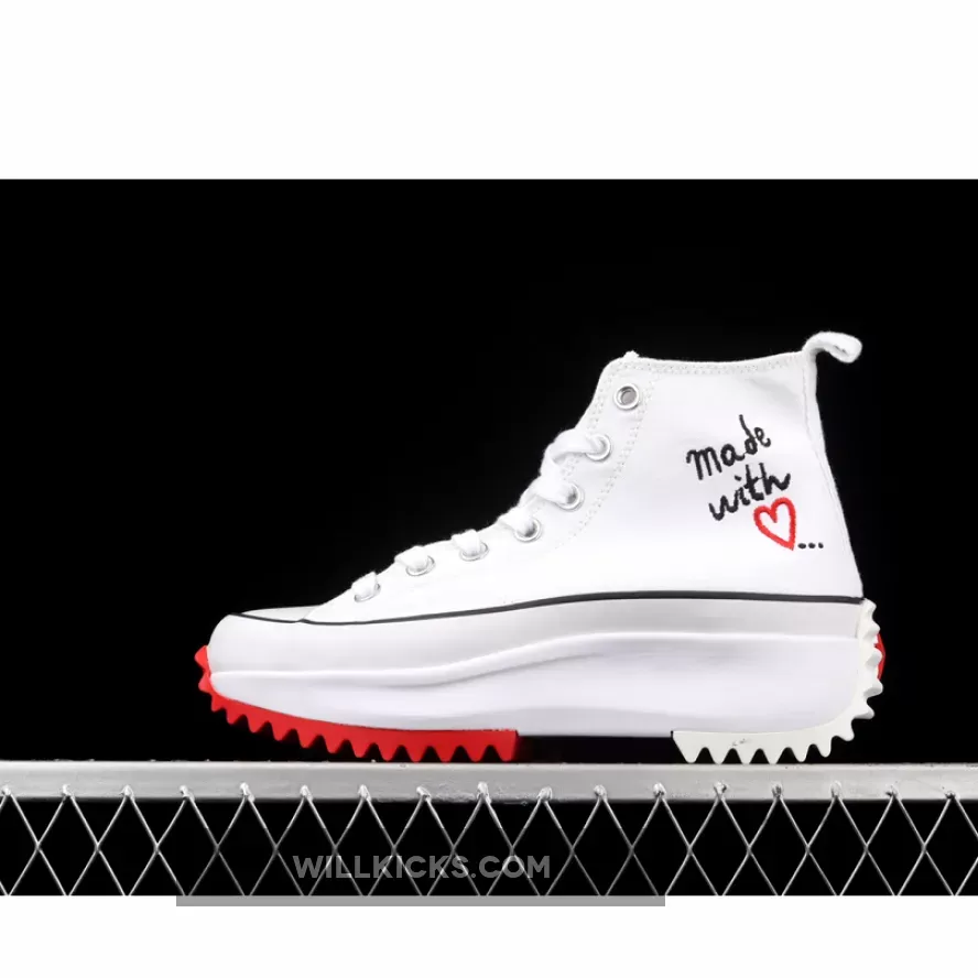 Made With Love Chuck Taylor All Star - Converse Run Star Hike High 'Made With Love White' 571874C