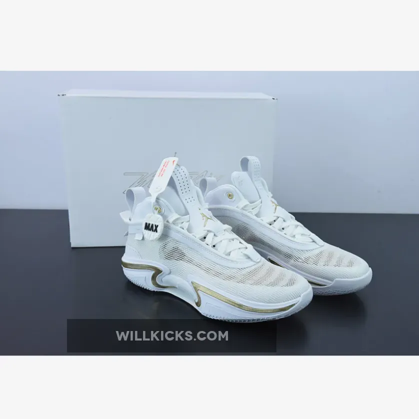 Air Jordan 36 'Glory' White Gold DJ4482-100 / jordan 36 glory