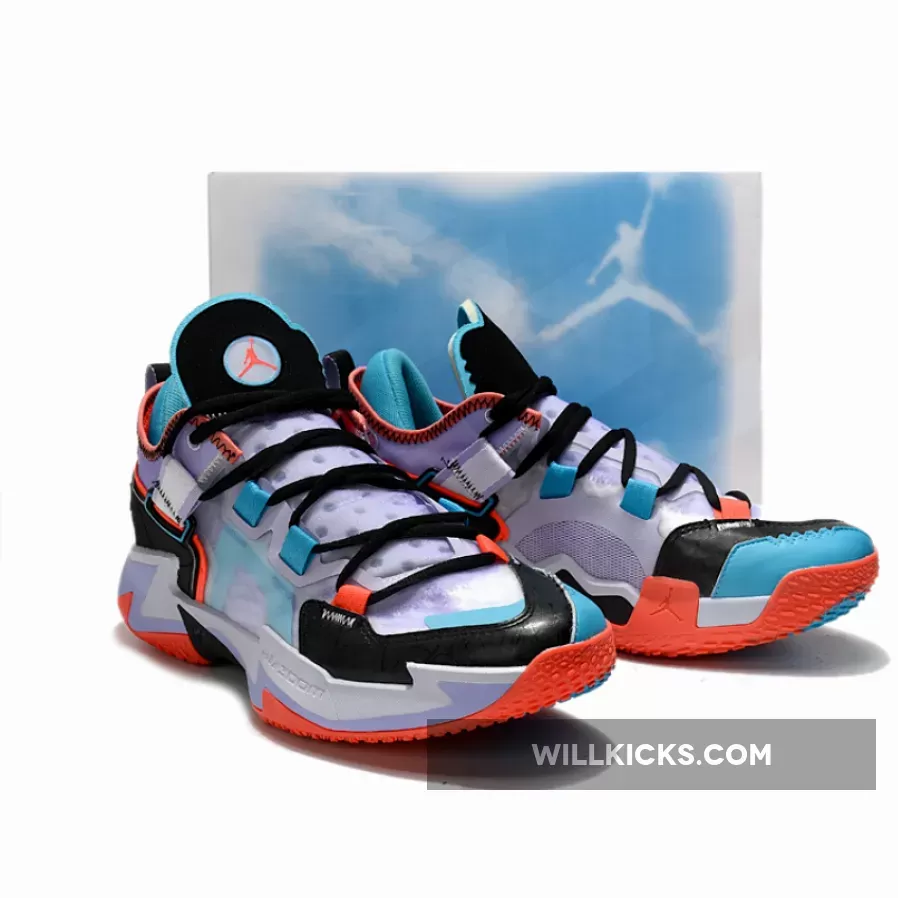 Jordan Why Not .5 'Childhood' Amethyst Tint/Black/Chlorine Blue/Crimson #jordan 5 why not