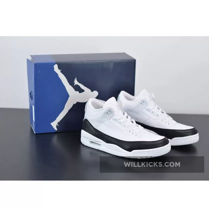 Fragment x Air Jordan 3 White/Black-White DA3595-100 - fragment 3
