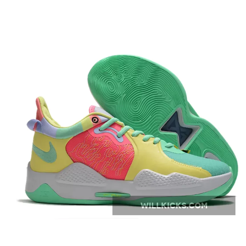 Nike PG 5 'Daughters' Green Glow/White-Sunset Pulse-Black CW3143-301 / pg 5 green glow