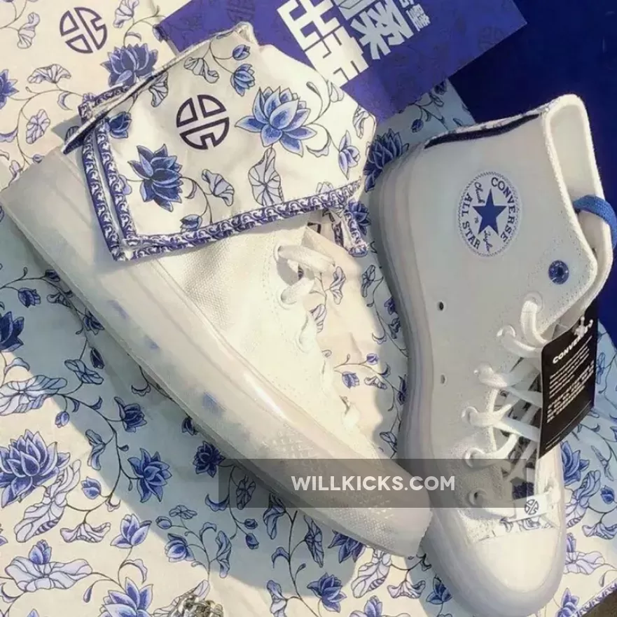 Lay Zhang x Converse Chuck 70 High ‘Blue White Porcelain’ / Lay Zhang Converse 170624C