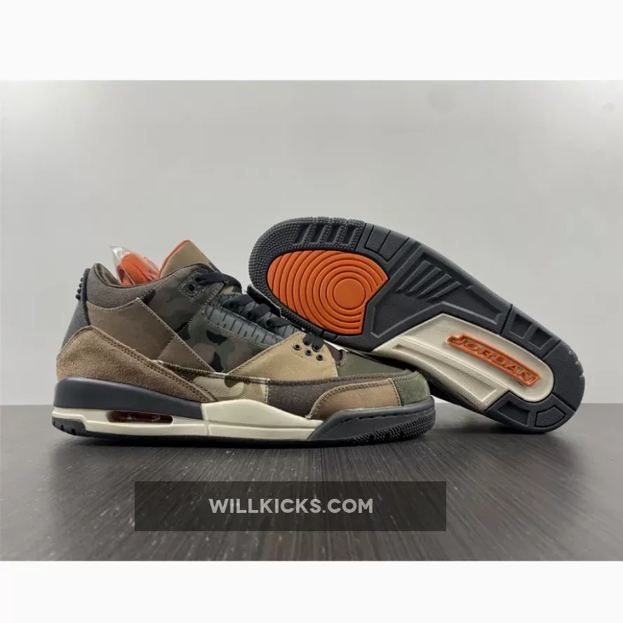 Air Jordan 3 'Patchwork' Dark Hazel/Multi-Color DO1830-200 - jordan hazel