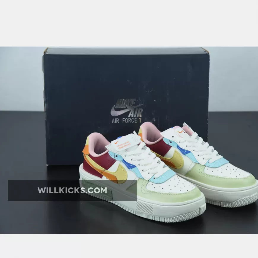 Nike Air Force 1 Pomegranate Nike Air Force 1 Fontanka Sail Multi DO6719-100