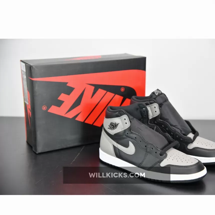 Air Jordan 1 Retro High OG 'Shadow' Black/Medium Grey-White #air jordan1 shadow